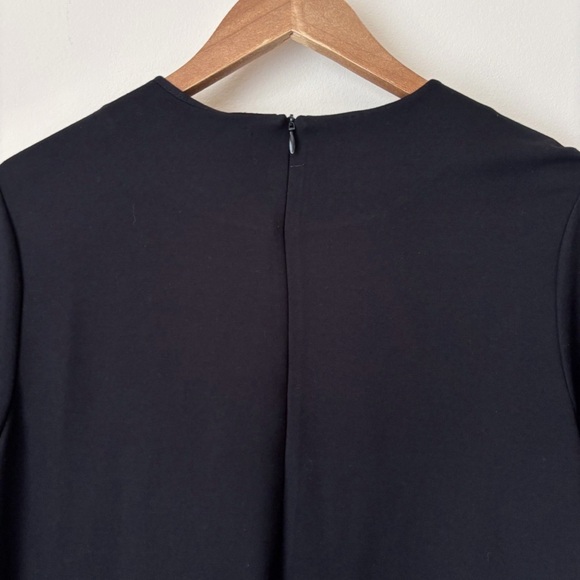 J. McLaughlin Ponte Knit Dress Medium Black Pockets - Picture 4 of 8